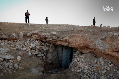سورية .. الكشف عن سجن سري جديد تحت الارض - فيديو وصور