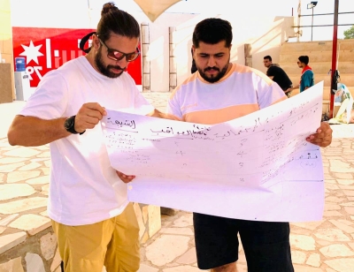 طلبة جامعة عمان العربية يشاركون في المعسكر الكشفي 