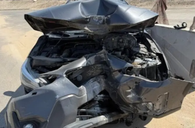 تفاصيل حادث احمد السقا - صور