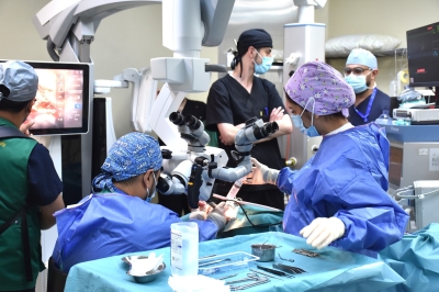 إطلاق المرحلة الثانية من مبادرة زراعة القوقعة للأطفال الفلسطينيين بدعم مركز الملك سلمان في مستشفى الاستقلال