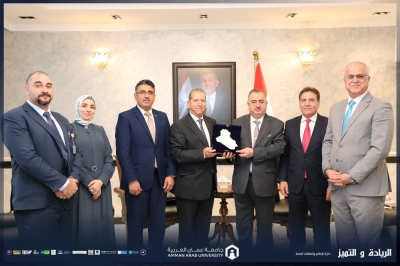 رئيس جامعة عمان العربية يزور السفارة العراقية لبحث آفاق التعاون الأكاديمي والثقافي
