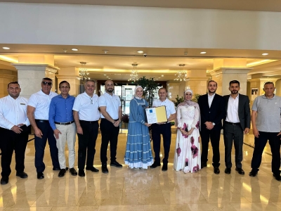 هوليدي إن البحر الميت ينال شهادة 