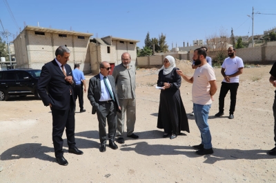 وزير الإدارة المحلية يتفقد بلديتي الحلابات والظليل