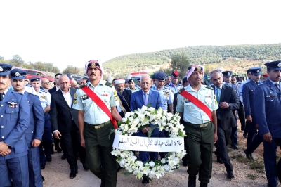 العيسوي يشارك في تشييع جثمان قائد سلاح الجو الأسبق اللواء القضاة