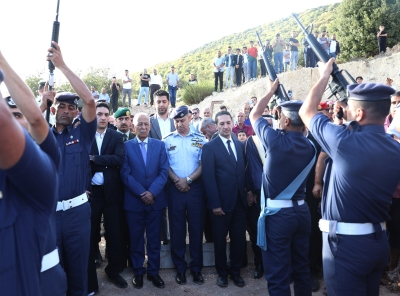 العيسوي يشارك في تشييع جثمان قائد سلاح الجو الأسبق اللواء القضاة