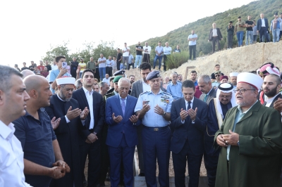 العيسوي يشارك في تشييع جثمان قائد سلاح الجو الأسبق اللواء القضاة