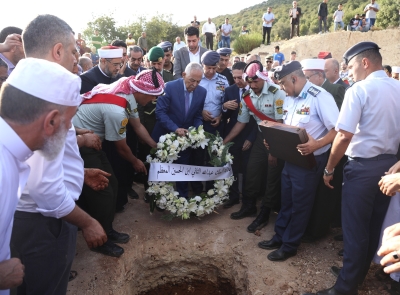 العيسوي يشارك في تشييع جثمان قائد سلاح الجو الأسبق اللواء القضاة