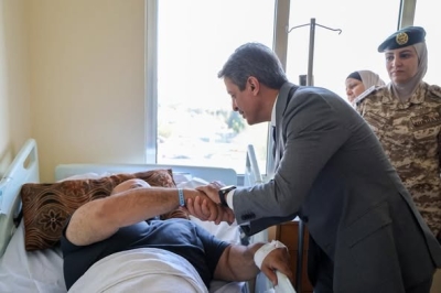 وزير الشباب يزور البطل البارالمبي معتز الجنيدي