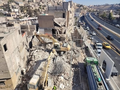 أمانة عمّان تبدأ المرحلة الرابعة من تطوير منطقة المحطة - صور