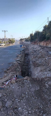 تسبب بعدة حوادث.. حفر طريق وتركه بدون عمل يغضب أهالي عجلون