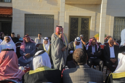 جاهة الشاب أحمد ضيف الله الهملان إلى عشيرة العجارمة