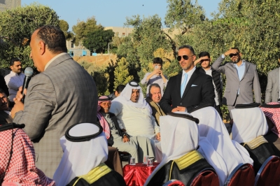 جاهة الشاب أحمد ضيف الله الهملان إلى عشيرة العجارمة