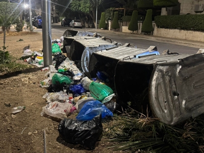 هذا هو الحال في منطقة دير غبار  بعمّان - صور