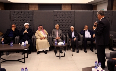 مندوبًا عن الملك وولي العهد.. العيسوي يعزي القضاة والحجازي والكلوب والخالدي