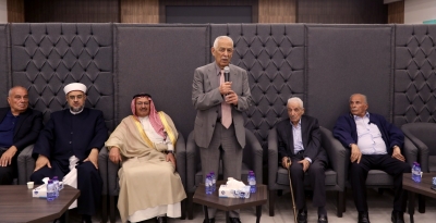 مندوبًا عن الملك وولي العهد.. العيسوي يعزي القضاة والحجازي والكلوب والخالدي