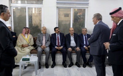 مندوبًا عن الملك وولي العهد.. العيسوي يعزي القضاة والحجازي والكلوب والخالدي