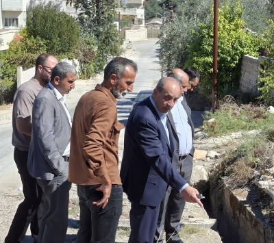 المصري يطلع على استعداد بلديات بإربد لفصل الشتاء