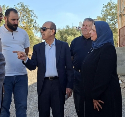 المصري يطلع على استعداد بلديات بإربد لفصل الشتاء