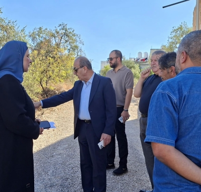 المصري يطلع على استعداد بلديات بإربد لفصل الشتاء