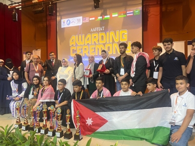 الفرق الأردنية تحصد 9 كؤوس بمسابقات المنتدى الإفروآسيوي للابتكار