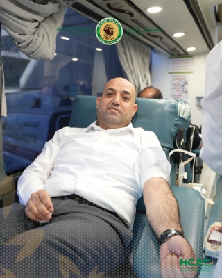 نجاح حملة التبرع بالدم في مستشفى الكندي