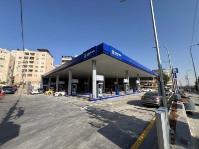 افتتاح محطة وقود جديدة تابعة لشركة المناصير للزيوت والمحروقات باسم محطة المدينة الرياضية