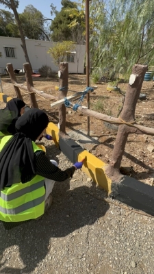 كلية الصيدلة في جامعة الزيتونة الأردنية تنفّذ مبادرة بيئية تطوعية في جمعية أصدقاء مرضى السرطان