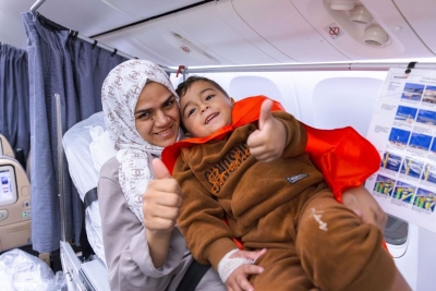 بدعم من وكالة الإمارات للمساعدات الدولية .. استمرار علاج جرحى غزة ومرضى السرطان ضمن برنامج إنساني شامل