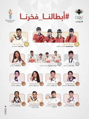 13 ميدالية للأردن في دورة الألعاب الأسيوية