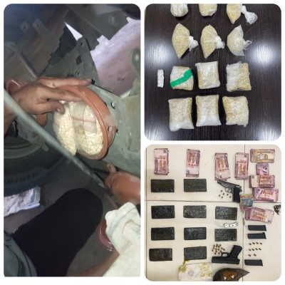 ضبط 13 متورطاً في 7 قضايا مخدرات - صور