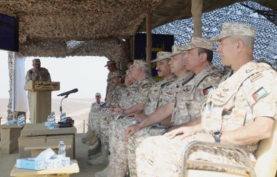 بالصور .. الحنيطي يتابع التمرين التعبوي (صهيل العاديات)