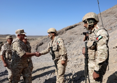 بالصور .. الحنيطي يتابع التمرين التعبوي (صهيل العاديات)