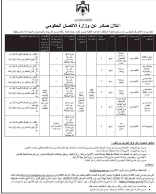 وزارة الاتصال الحكومي تطلب موظفين