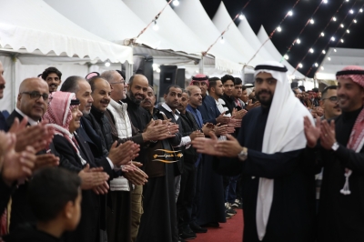 السرحان يحتفلون بزواج الشاب راكان نجل ابن القبيلة المهندس عطالله السرحان