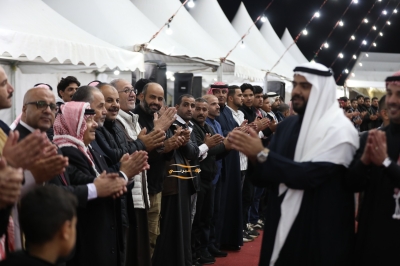 السرحان يحتفلون بزواج الشاب راكان نجل ابن القبيلة المهندس عطالله السرحان