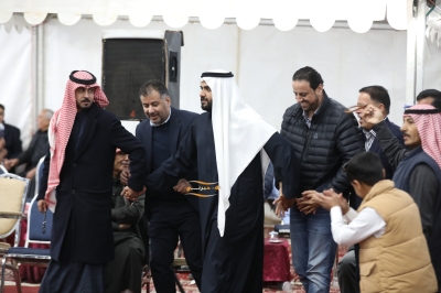 السرحان يحتفلون بزواج الشاب راكان نجل ابن القبيلة المهندس عطالله السرحان