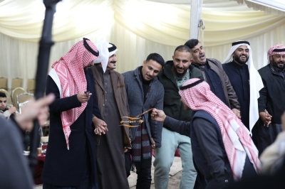 السرحان يحتفلون بزواج الشاب راكان نجل ابن القبيلة المهندس عطالله السرحان