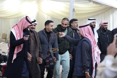 السرحان يحتفلون بزواج الشاب راكان نجل ابن القبيلة المهندس عطالله السرحان