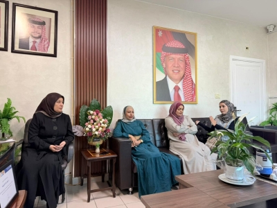 الخريشا تترأس اجتماع لجنة مُبادرة (لِمدرستي أنتمي) في تربية ناعور