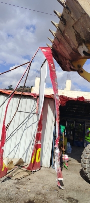 محافظ جرش يعلن حملة شاملة لإزالة الأكشاك المخالفة - صور