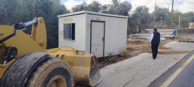 بالصور .. حملة لإزالة الأكشاك والبسطات المخالفة في جرش