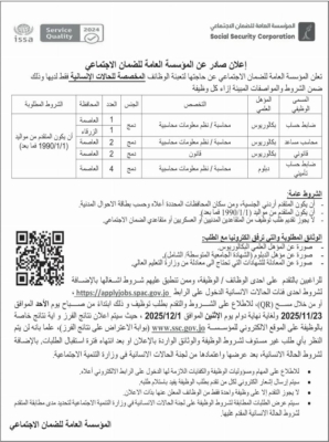 مؤسسات حكومية تعلن وظائف شاغرة للحالات الانسانية