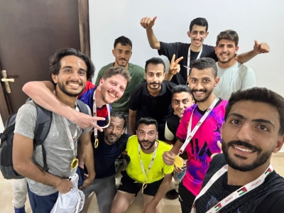 فريق طلبة كلية صيدلة عمان العربية يُتوج ببطولة كرة القدم على مستوى كليات الجامعة