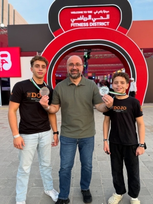 عمر حوسة يحرز فضية العالم للجوجيتسو في أبو ظبي