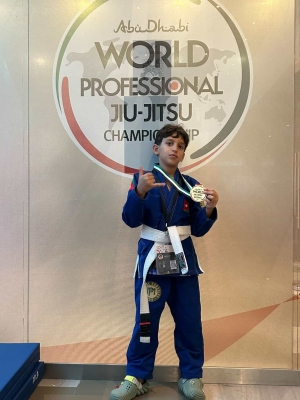 فضية عالمية للأردني سند جمعة في بطولة الجيوجيتسو بأبوظبي