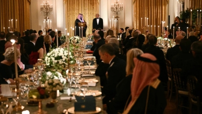 اليكم قائمة عشاء بن سلمان في البيت الأبيض