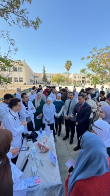 يوم توعوي في كلية الصيدلة بجامعة الزيتونة الأردنية بعنوان 