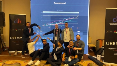 جامعة الزيتونة الأردنية تحصد المركز الأول في مسابقة Live Hack للأمن السيبراني