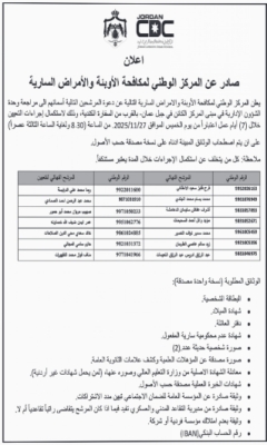 وظائف شاغرة ومدعوون لاستكمال اجراءات التعيين (أسماء)