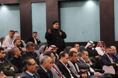 رئيس جامعة عمان العربية يلتقي طلبة الدراسات العليا والبكالوريوس في الجامعة